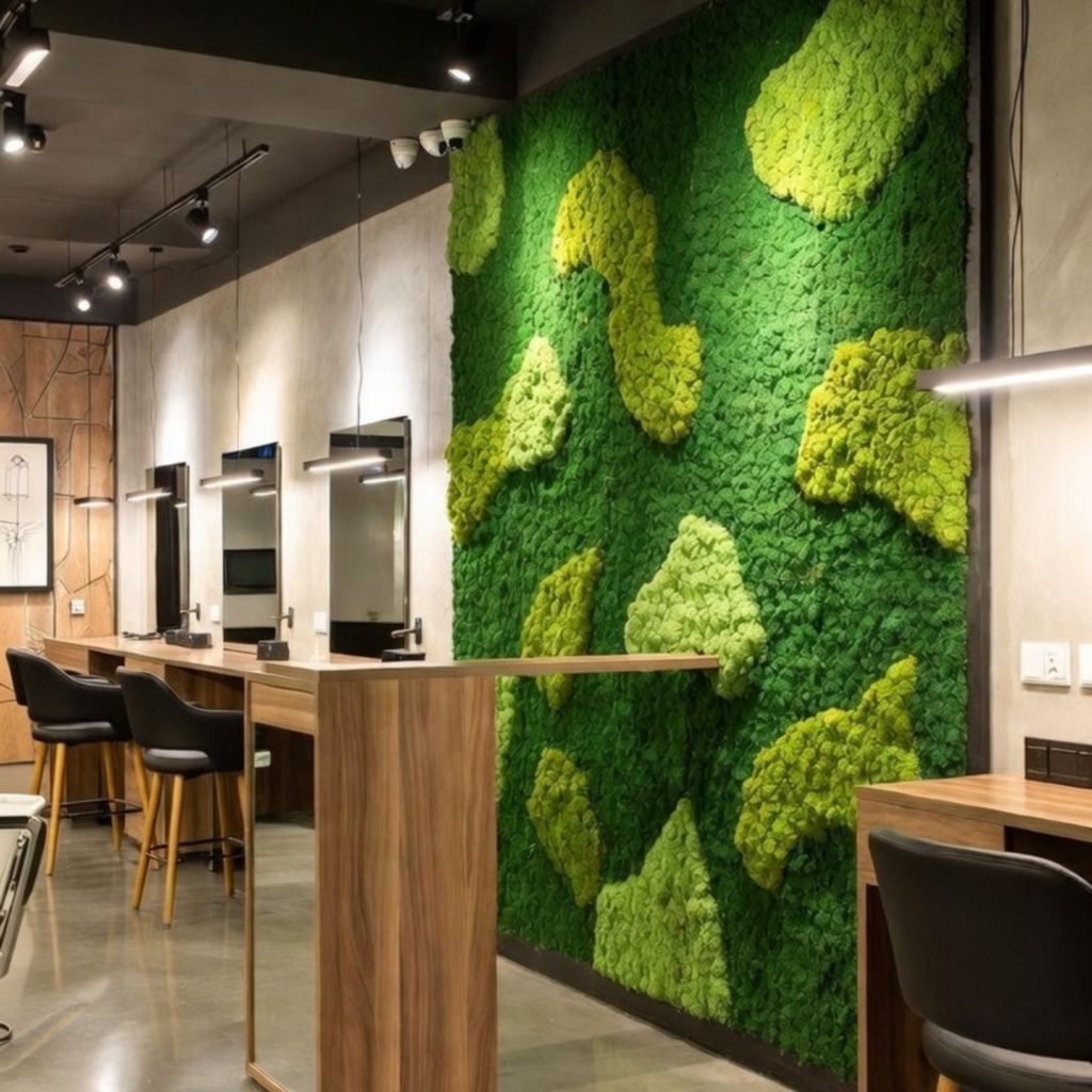 Oficina jardin vertical musgo